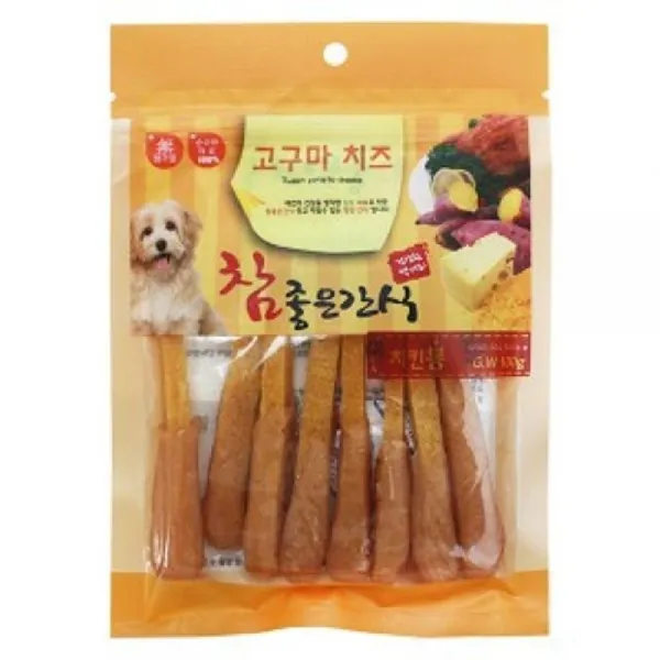 피디엠에스샵_고구마치즈 100g 치킨봉 강아지간식 애견간식+pdms픞, ★이상품만족해요!!, ★이상품만족해요!!