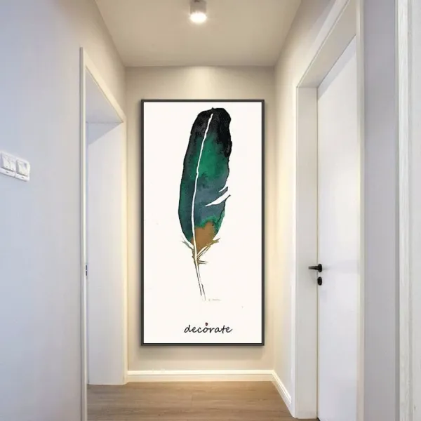 위파인더 공장 직판 거실 현대 심플벽 유랑화 부유럽식 유테벽화 장식화 현관 통과벽화, H-06