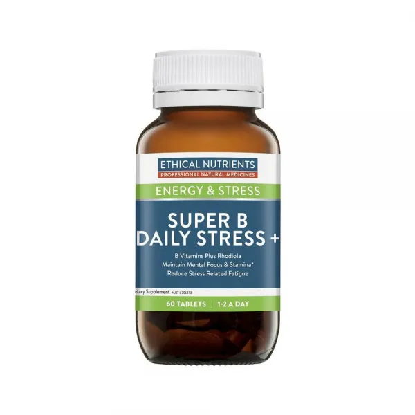 Ethical Nutrients 에티컬 뉴트리언츠 스트레스 수퍼 비타민B 60정 Super B Daily Stress, 1개