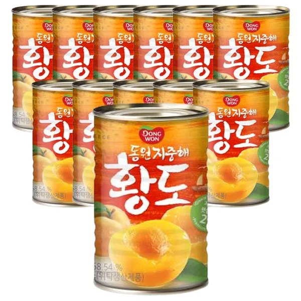 [동원] 동원 지중해황도 410g*12캔, 상세 설명 참조