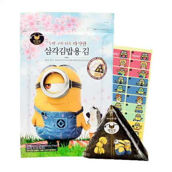 만전김 만전김 두번구운김삼각김밥용 20매 스티커/틀포함 단품없음 선택완료