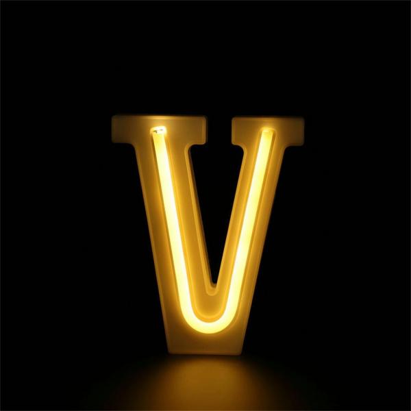 가정용 조명 LED USB 편지는 거는 서있는 백색 플라스틱 편지를 불이 켜집니다SSB90604104V, V