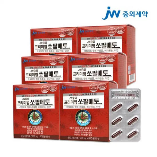 프리미엄 쏘팔메토 60캡슐(60일분)*6박스