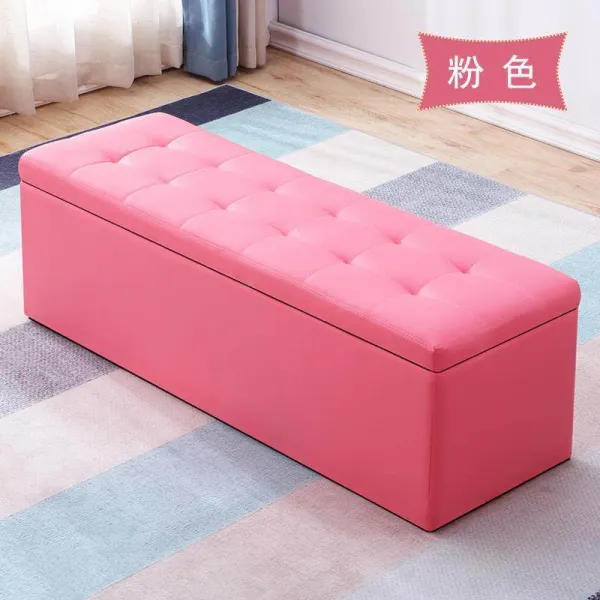 가죽 U 저축 기다리다 심플 없어 등받이 산산이 부서지다 휴식 구의자 신발을 바꾸다, 핑크 롱 120 *와이드 40 *하이 묵인