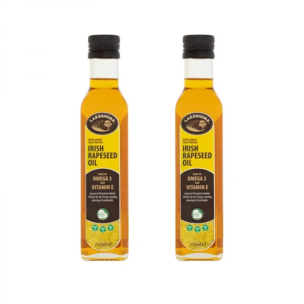 Lakeshore 유채유 유채 씨유 기름 250 ml 2병 Ireland extra virgin Rapeseed Oil, 단일상품