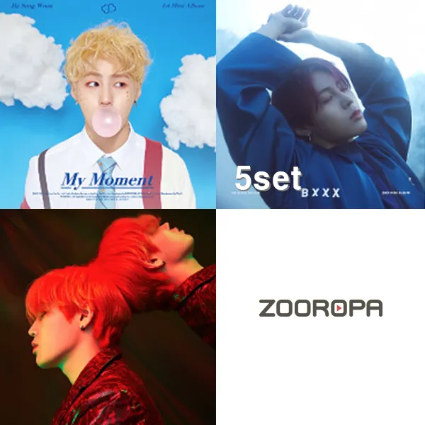  5종세트 하성운 1 2 3집 Blue My Moment Bxxx 잊지마요 Bird Twilight Zone Get Ready