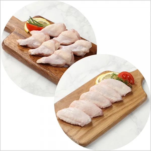 풀토래 냉장 닭윙1kg+닭봉1kg 세트, 1세트