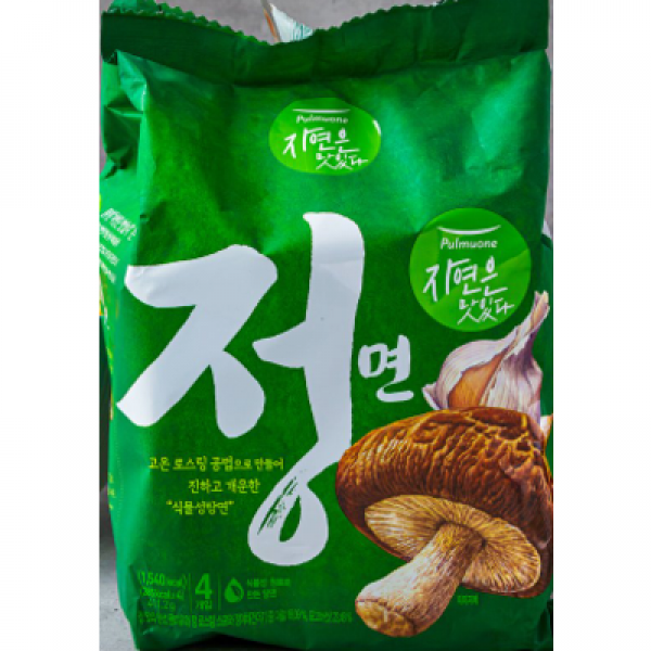 풀무원 자연은맛있다 라면 정면 4입, 1세트