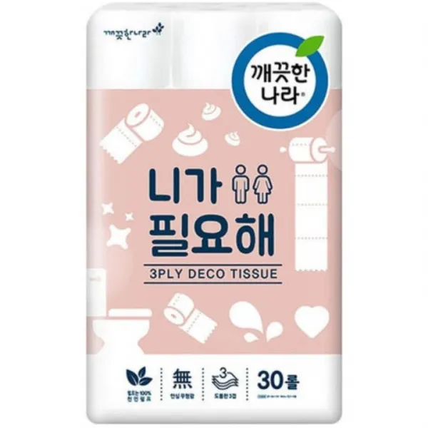 [인기상품] 깨끗한나라 니가필요해 22m 30롤, 2개, 30롤