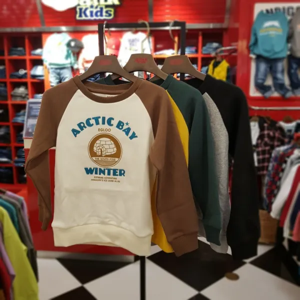 인디고키즈 "인기상품+데일리+스쿨+융기모" 아동 주니어 융쮸리 라글란 맨투맨 Ikms19tg1