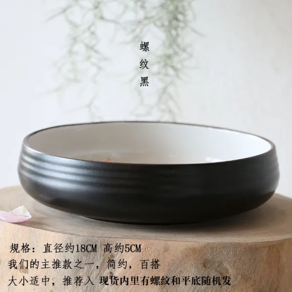 하자 처리 도자기 중소원 유화기 선의 화분 화도 꽃꽂이 수배 차 승, 블랙 54볼트무늬 블랙 199 미디엄