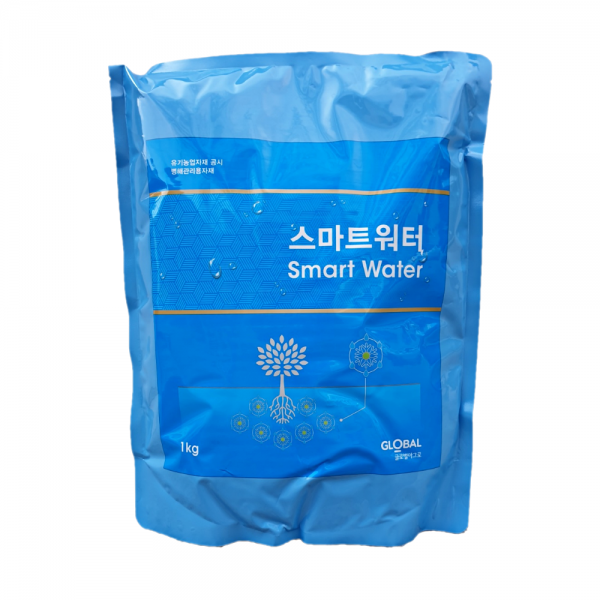 스마트워터 1kg 입제 가뭄방지제 토양 보습제 수분관리제 펄라이트 규산황
