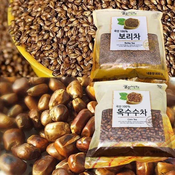 좋은세상 국내산 보리차800g + 옥수수차800g 보리차 2개 800ml