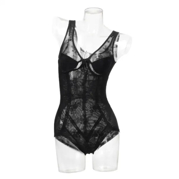 챠밍 여성 플라워 언더메쉬 올인원 바디쉐이퍼 3005