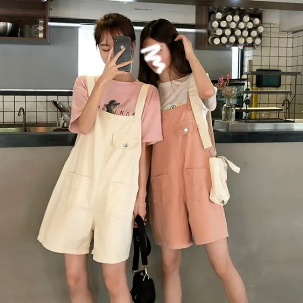 비밀의성 자매룩 트윈룩 데일리 와이드 캐주얼팬츠