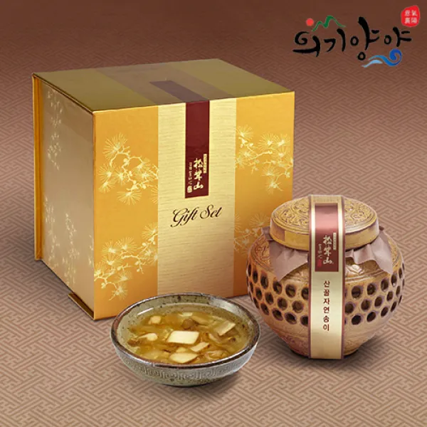 [의기양양] 건강한 달콤함 자연송이 담은 꿀 600g(도자기), 단품, 단품