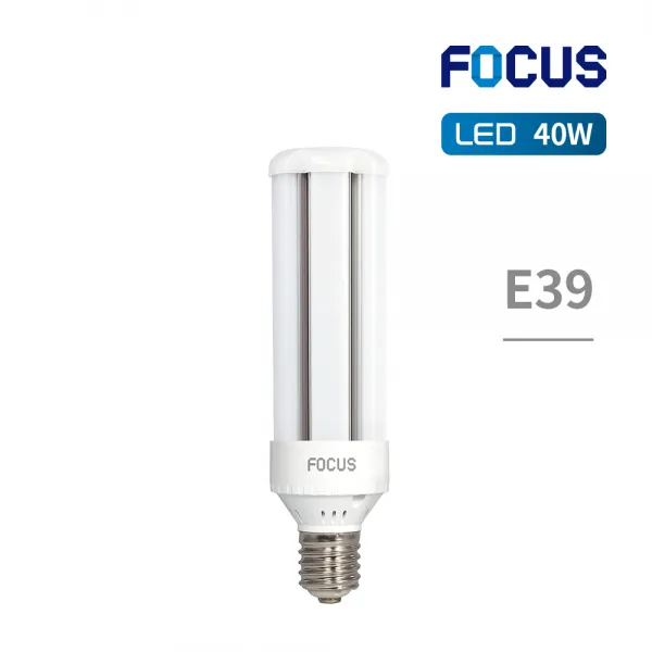 포커스 Focus Led보안등 투명 불투명 E26 E39 40w 55w 75w 90w 105w Led공장등 Led램프 Led전구 공장전구 주광색 40w 주광색 불투명 E39 1개