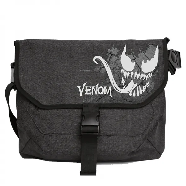 남자메신저백 마블 Venom VENUM숄더백 남성애니메이션 2차원 복고 메신저백 여학생 책가방 크로스백 유행