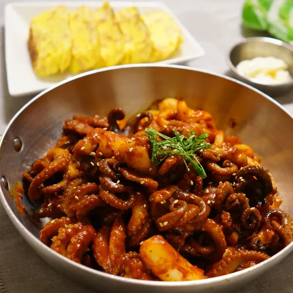 [사그담] 아산 맛집 쭈꾸뿅 쭈꾸미 순한맛 650g x 2, 상세 설명 참조