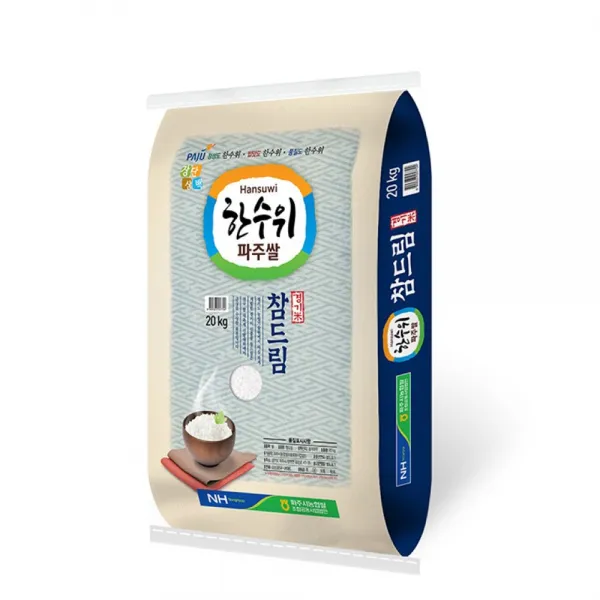 파주시농협쌀 2021 햅쌀 한수위 파주쌀 참드림 경기미 10Kg 20Kg