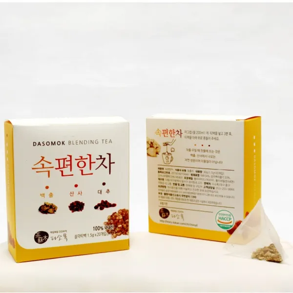 다소목 속편한차 산사 백출 삽주뿌리 20티 국내산, 단품
