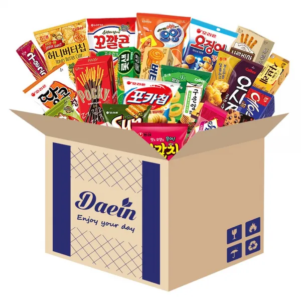 랜덤박스 럭키박스 과자로만 중형 (30p) X 18set 과자랜덤박스