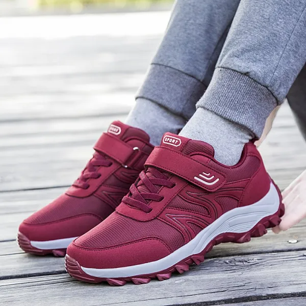 족력입건노인화 여름 통기성 소프트 바닥 수열 엄마 여성화 중장년산보화