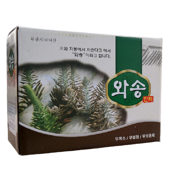 국내산 와송즙 생와송으로 만든 와송 진액 엑기스 와송즙 100ml X 60p 