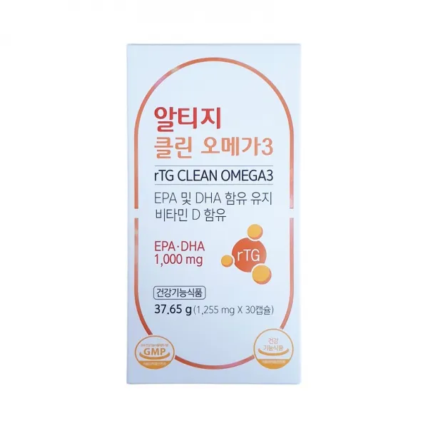 그린스토어 알티지 클린 오메가3 약국정품, 2, 30정