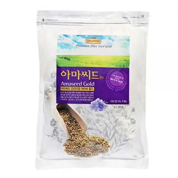 쌈지에프앤비 아마씨드 프리미엄 골드 1kg 2개 영양제 씨앗 건강기능식품, 1개