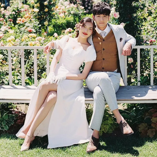 셀프웨딩드레스 스몰웨딩드레스 약혼식드레스 만삭촬영 돌잔치엄마 빈티지셀프웨딩드레스 빅사이즈드레스