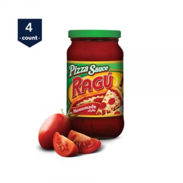 Ragu 라구 홈메이드 스타일 피자소스 396g 4팩 Homemade Style Pizza Sauce, 1개, 0ml