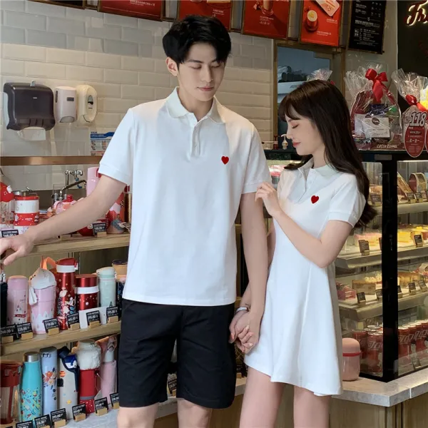 면반팔티셔츠 커플룩 여름옷 유행 치마 한 벌 보이핏 볼륨 디자인감각 증명서를 발급받아 등록하다 644909300