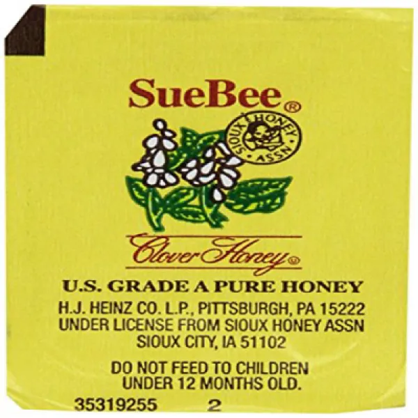 Sue Bee Clover Honey packets - Case of 200 수 비 클로버 꿀 패킷 - 200 케이스, 1