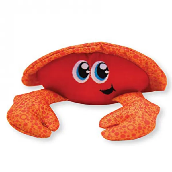 Outward Hound Floatiez Crab Orange Dog Toy 외향적 인 사냥개 Floatiez 크랩 오렌지 개 장난감, 1