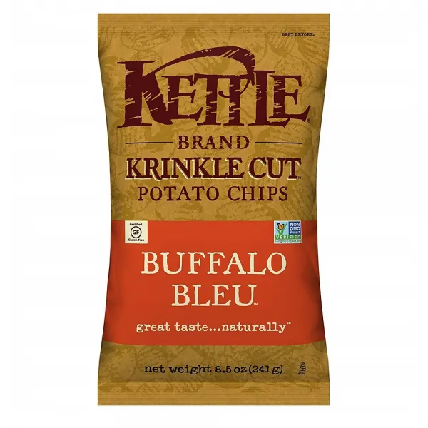 Kettle Brand Potato Chips Krinkle Cut Buffalo Bleu 주전자 브랜드 감자 칩 크링클 컷 8.5 Ounce 1개