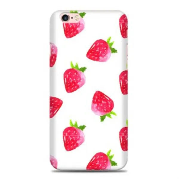  텐바이텐 스트로베리 수채화 딸기 패턴 하드케이스