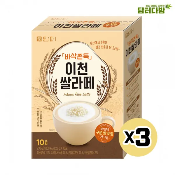 [짐앤영]_: 담터 이천쌀라떼 10스틱 X3_D + 200D825, 1
