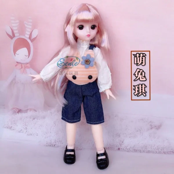 맹아 30 센치 이몬스 공주 3D 진짜 눈 21 관절 6부 BJD 인싸템, 모우토키 그림참조 전체 인형  20  （선물