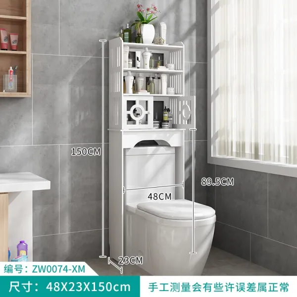 화장실 선반 벽걸이 천공 세면대 착지 변기 옆쪽 궤 삼각 욕실 수납 화장실 변기 사층 홑겹 있음 문