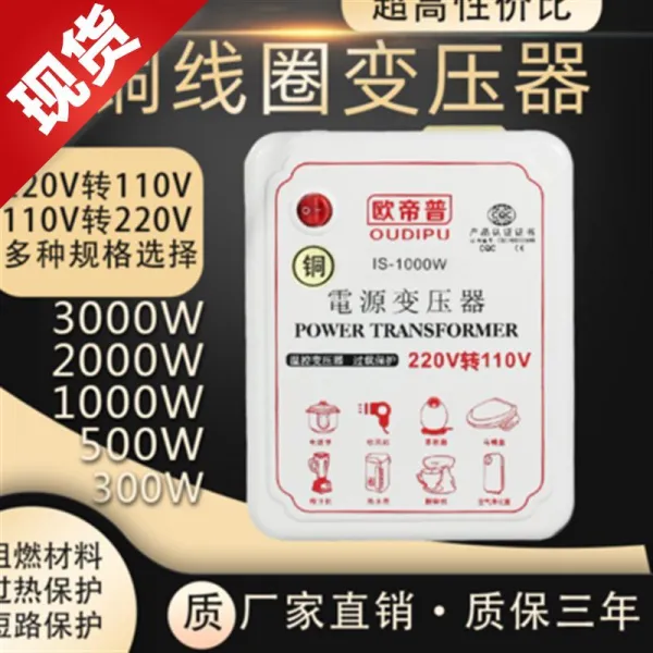늘품 110V 220V 변함 100V 120V 125V 미일 순동 전원 전기, 1000W 순 동족 파워