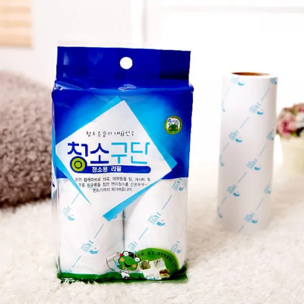  B.s 청소구단 청소용 테이프클리너 리필 2p 롤클리너 청소테이프 테이프 옷먼지제거 먼지테이프 티에스청소구단청소용리필2p