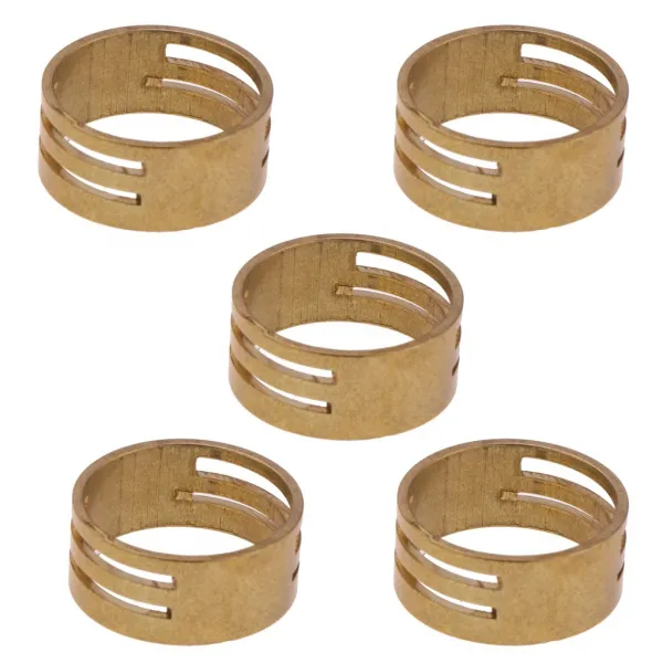 QDY 보석 제작자를위한 5pcs 구리 단단한 점프 링 개폐 공구, As Described