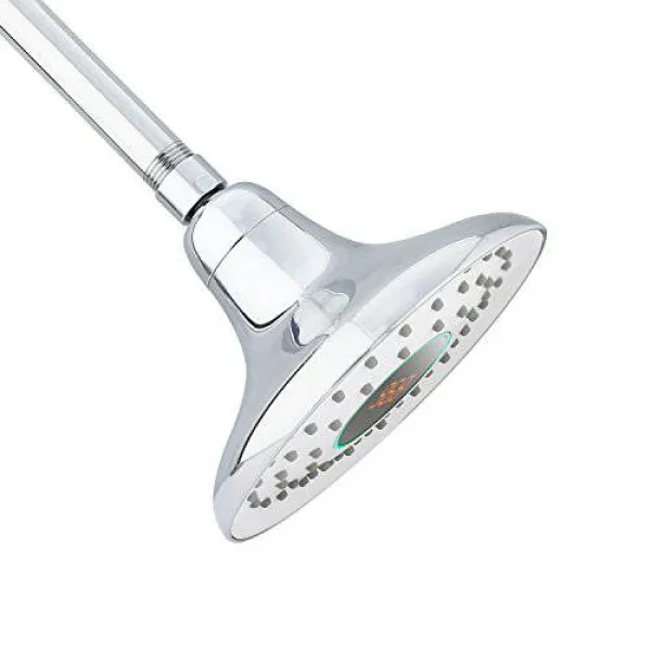 WaterHawk 6 물 사용량 및 온도 LED 디스플레이가 장착 된 스마트 레인 샤, 상세내용참조