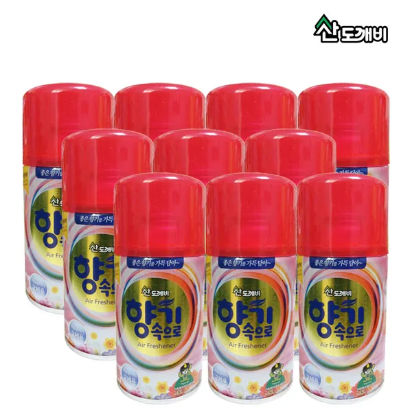 산도깨비 자동향분사 리필형 향기속으로 커피향캔 290ml x 10개 무료배송, 10개, 290ml