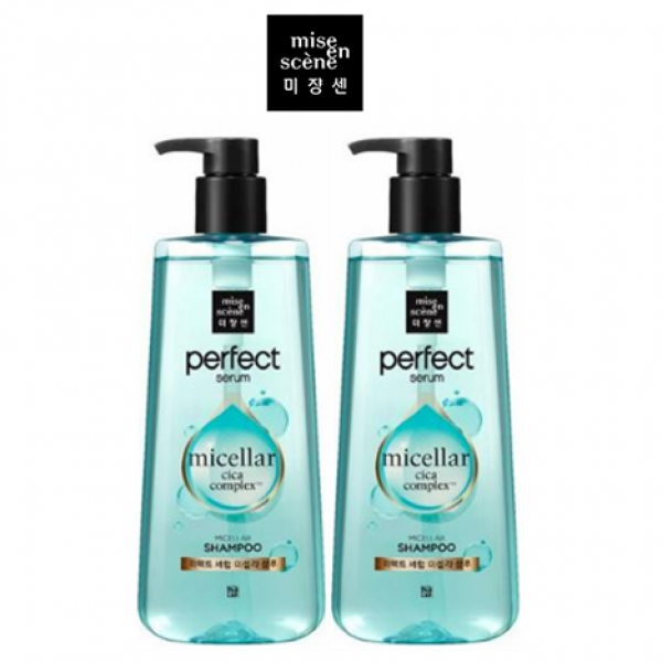 에이스몰 (1+1) 미쟝센 퍼펙트세럼 미셀라샴푸680ml 샴푸, 2set, 680ml