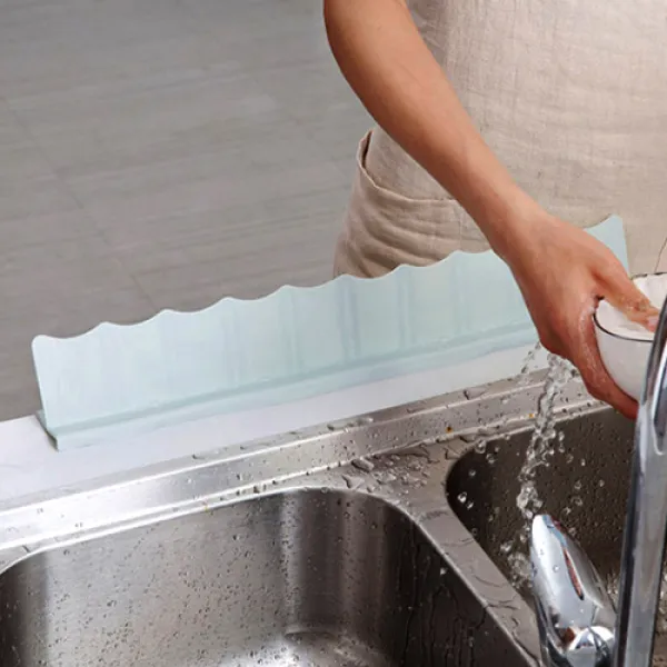 지박스 싱크대 물막이 실리콘 물받이 핑크