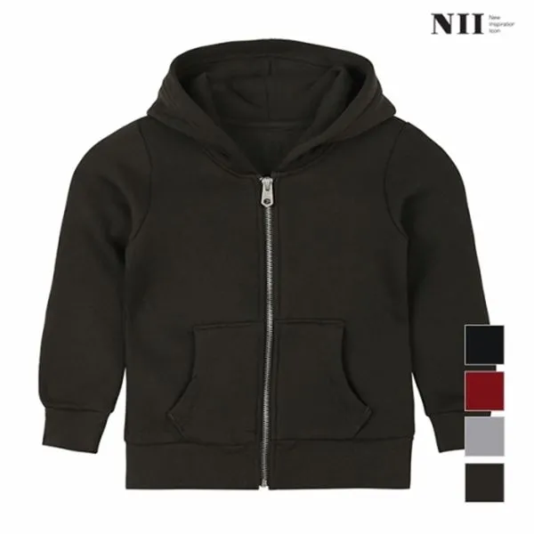 Nii 아동 솔리드기모 후드 집업 2nnkaztx8311