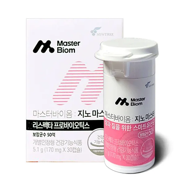 여성 리스펙타 최지우 지노마스터 질 유산균 1개월, 30캡슐 x 1개