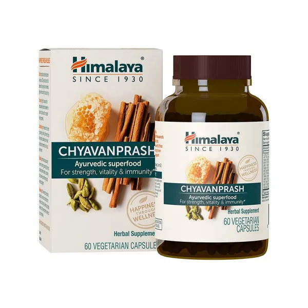Himalaya Chyavanprash 히말라야 차반프라시 60베지캡슐, 1개